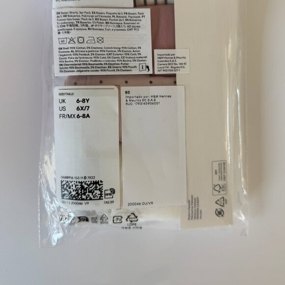 H&M Kids Girls Boxers / Boyshorts (NWT Never Opened) - Picture 5 of 5